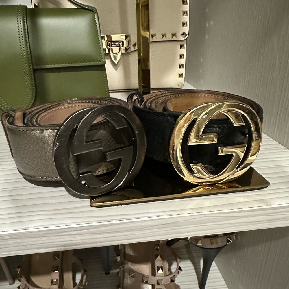 Gucci 2 belts altered